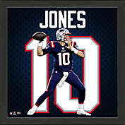 NFL New England Patriots Mac Jones Rookie Impact Jersey Frame