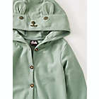 Alternate image 1 for Tea Collection Size 3-6M Forest Friend Hood Romper in Green