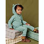 Alternate image 4 for Tea Collection Size 3-6M Forest Friend Hood Romper in Green