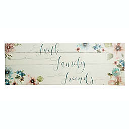 J&V Textiles™ Faith Family Friends 20-Inch x 55-Inch Anti-Fatigue Kitchen Runner Mat