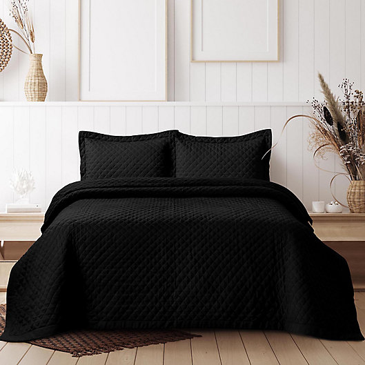 Tribeca Living Brisbane Oversized 3, Bed Bath And Beyond Oversized King Quilts