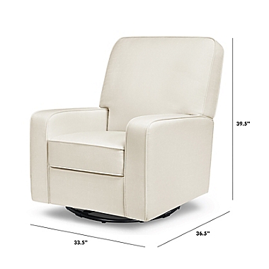DaVinci Perry Swivel Glider in Cotton. View a larger version of this product image.