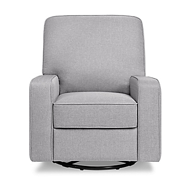 DaVinci Perry Swivel Glider in Misty Grey. View a larger version of this product image.