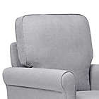 Alternate image 4 for Maya Swivel Glider and Ottoman in Misty Grey