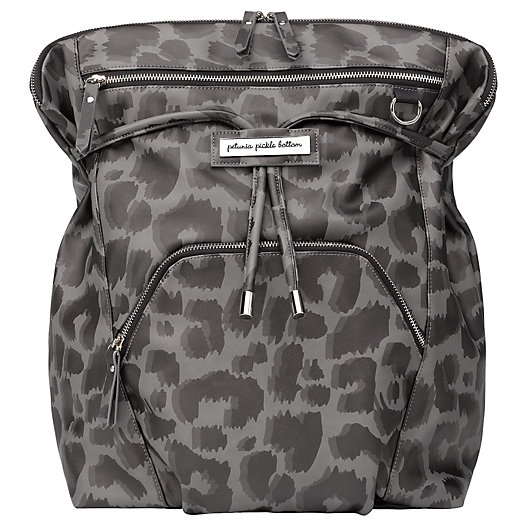 Alternate image 1 for Petunia Pickle Bottom® Cinch Diaper Backpack in Shadow Leopard