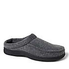 Alternate image 0 for Cozy Mountain&trade; Men&#39;s XXL Faux Wool Moc Toe Plaid Clog Slippers in Heather Grey