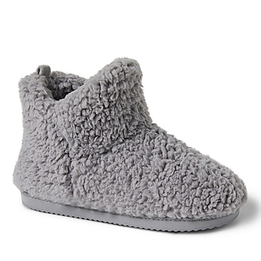 Cozy Moutain&trade; Small Women&#39;s Sherpa Booties in Harbor Grey. View a larger version of this product image.