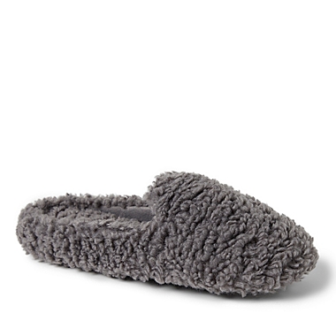 Nestwell&trade; Medium Cozy Teddy Sherpa Mule Women&#39;s Slippers in Sharkskin. View a larger version of this product image.