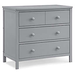 Delta Children Sweet Beginnings 3-Drawer Dresser in Grey