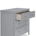 Alternate image 4 for Delta Children Sweet Beginnings 3-Drawer Dresser in Grey