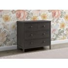 Alternate image 1 for Delta Children Sweet Beginnings 3-Drawer Dresser in Stone Grey