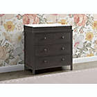 Alternate image 2 for Delta Children Sweet Beginnings 3-Drawer Dresser in Stone Grey