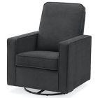 Alternate image 4 for Delta Children Skye Nursery Swivel Glider with LiveSmart Fabric in Dark Grey