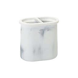 Everhome™ Faux Marble Toothbrush Holder in White