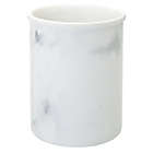 Alternate image 0 for Everhome&trade; Faux Marble Wastebasket in White