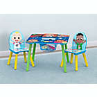 Alternate image 1 for Delta Children CoComelon 3-Piece Table and Chair Set with Storage in Blue