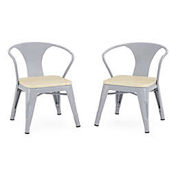Delta Children® Bistro Chairs in Grey/Natural (Set of 2)