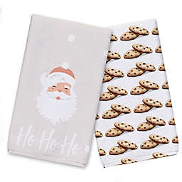 Designs Direct Ho Ho Ho Santa Cookies Tea Towel Set