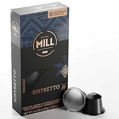 Mr and Mrs Mill Ristretto Nespresso&reg; Original Pods 10-Count. View a larger version of this product image.