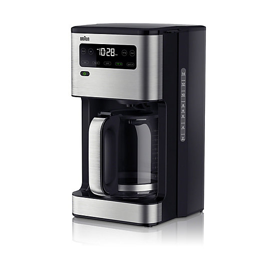 Alternate image 1 for Braun PureFlavor 14-Cup Coffee Maker in Black/Silver