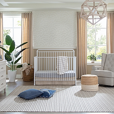 Million Dollar Baby Classic Winston 4-in-1 Convertible Crib in White. View a larger version of this product image.