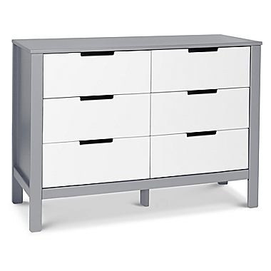 carter&#39;s&reg; by DaVinci&reg; Colby 6-Drawer Dresser in Grey/White. View a larger version of this product image.