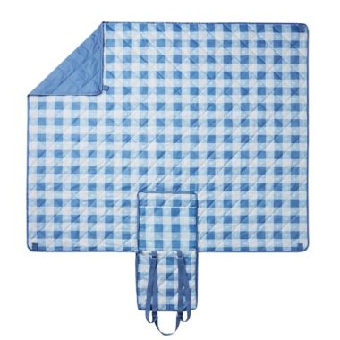 Bee &amp; Willow&trade; Picnic Mat Backpack in Gingham Bee. View a larger version of this product image.