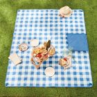 Alternate image 2 for Bee &amp; Willow&trade; Picnic Mat Backpack in Gingham Bee
