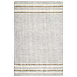 Bee & Willow™ Striped Hand-Tufted Wool 3' x 5' Area Rug in Soft Blue