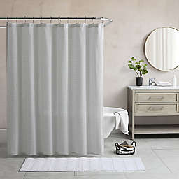 ED Ellen DeGeneres 70-Inch x 72-Inch Oxford Stripe Shower Curtain in Grey