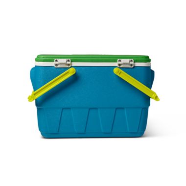 Igloo&reg; 25 qt. Retro Picnic Basket Cooler in Blue. View a larger version of this product image.