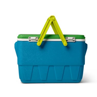Igloo&reg; 25 qt. Retro Picnic Basket Cooler in Blue. View a larger version of this product image.