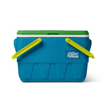 Igloo&reg; 25 qt. Retro Picnic Basket Cooler in Blue. View a larger version of this product image.