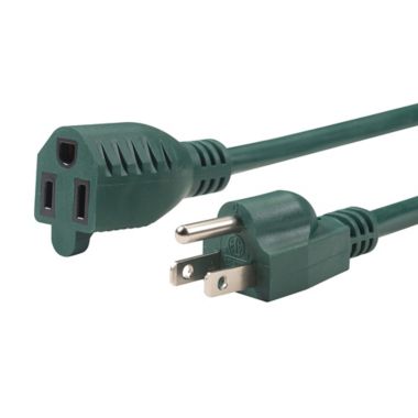 Globe Electric 15-Foot Outdoor Extension Cord in Green. View a larger version of this product image.