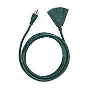 Globe Electric Fantail 25-Foot 3-Outlet Outdoor Extension Cord in Green