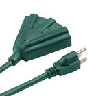 Alternate image 3 for Globe Electric Fantail 25-Foot 3-Outlet Outdoor Extension Cord in Green