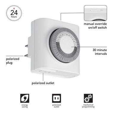 Globe Electric Fantail 25-Foot 3-Outlet Outdoor Extension Cord in Green. View a larger version of this product image.