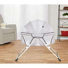Alternate image 2 for Dream On Me Karley Plus Portable Bassinet in Cool Grey