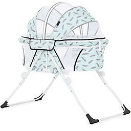 Dream On Me Karley Plus Portable Bassinet in Ice Blue