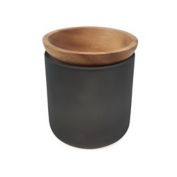 Haven&trade; Eulo Glass Jar with Acacia Lid