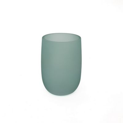 Haven&trade; Eulo Frosted Glass Bath Tumbler in Jadeite