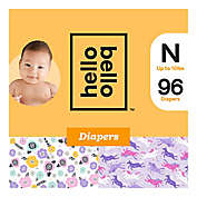 hello bello&trade; Newborn 96-Count Spring Bloom/Unicorn Disposable Diapers