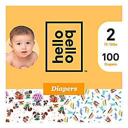 hello bello™ Size 2 100-Count Squirrel/Sloth Disposable Diapers