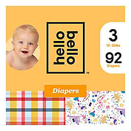 hello bello™ Size 3 100-Count Fall Plaid/Party Disposable Diapers