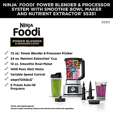 Ninja&reg; Foodi&trade; Power Pitcher System Blender. View a larger version of this product image.