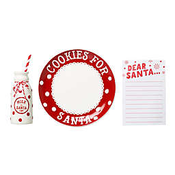 Pearhead® 4-Piece Santa's Cookie Set in Red