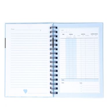 Kahootie Co&reg; Baby&#39;s Daily Log Notebook in Teal. View a larger version of this product image.
