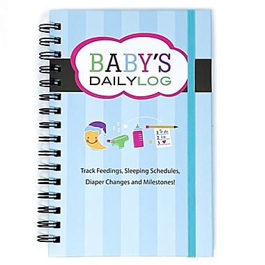 Kahootie Co&reg; Baby&#39;s Daily Log Notebook in Teal. View a larger version of this product image.