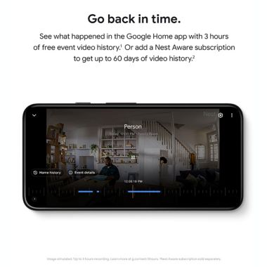 Google Nest Cam (Wired) in Snow. View a larger version of this product image.