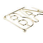 Alternate image 1 for Bee &amp; Willow&trade; 10.5-Inch Metal Holiday Trivet in Gold